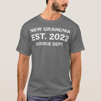 Womens New Grandma Est T-shirt