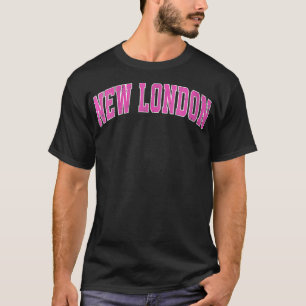 Womens New London Connecticut CT sport de T-shirt