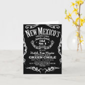 Womens New Mexico's Old No. 1 Hatch Green Chile No Kaart (Gele Bloem)