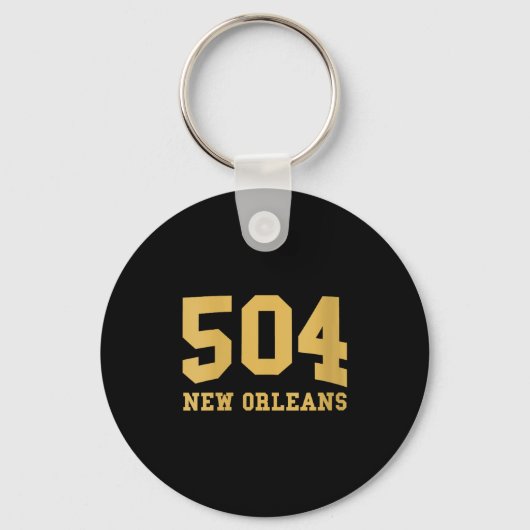 Womens New Orleans Area Code 504 - Hometown Pride Sleutelhanger (Voorkant)