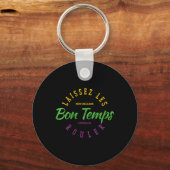 Womens New Orleans Louisiana Mardi Gras Usa Souven Sleutelhanger (Voorkant)