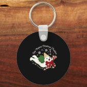 Womens New Orleans Mr Bingle Christmas Tradition S Sleutelhanger (Voorkant)