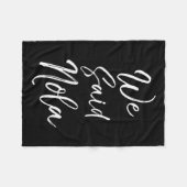 Womens New Orleans Quote Funny Mardi Gras Cute We Fleece Deken (Voorkant (Horizontaal))