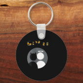 Womens New Split Ity Cool Angel Devil V-neck Sleutelhanger (Voorkant)