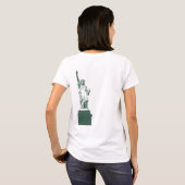 Women's New York Shirt Statue of Liberty T-shirt (Achterkant volledig)