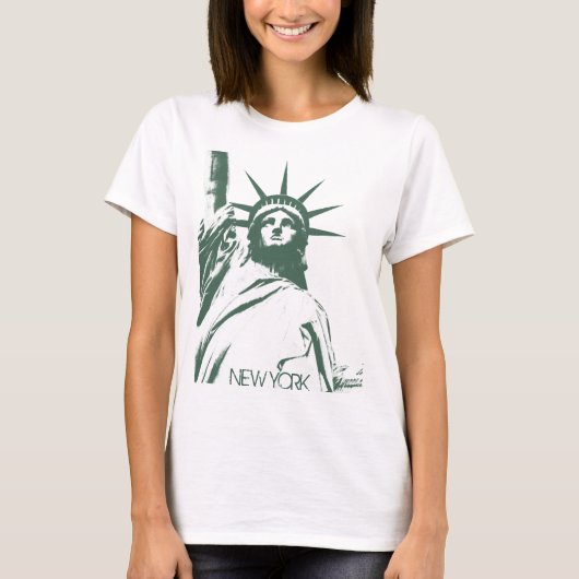 Women's New York Shirt Statue of Liberty T-shirt (Voorkant)