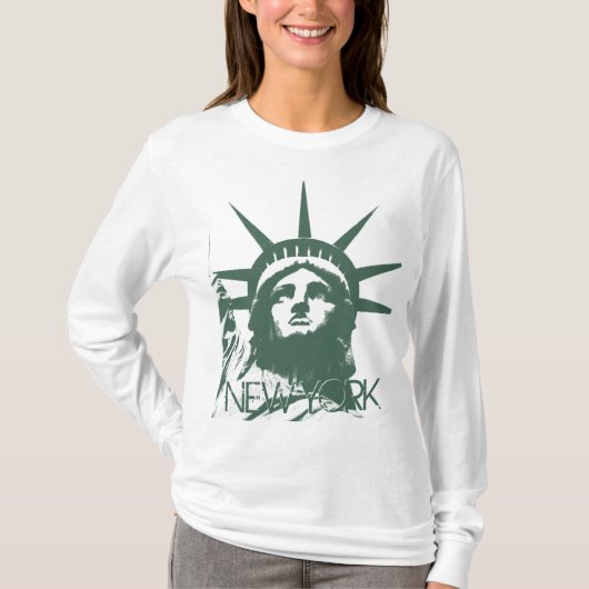 Women's New York Shirt Statue of Liberty T-shirt (Voorkant)