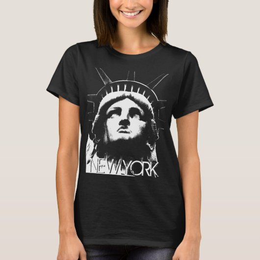 Women's New York Shirt Statue of Liberty T-shirt (Voorkant)
