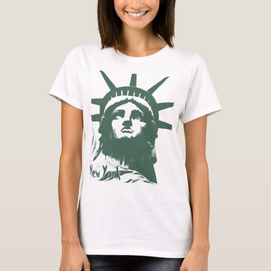 Women's New York Shirt Statue of Liberty T-shirt (Voorkant)