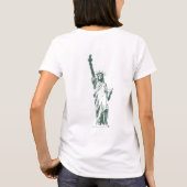 Women's New York Shirt Statue of Liberty T-shirt (Achterkant)