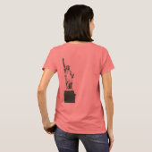 Women's New York Shirt Statue of Liberty T-shirt (Achterkant volledig)