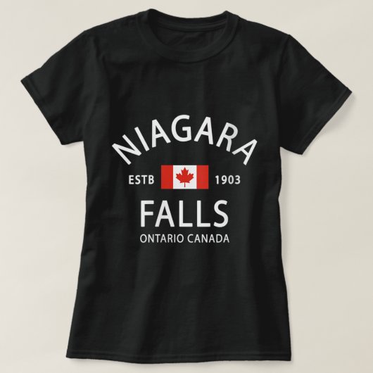 Womens Niagara Herfsten Clothing - Ontario Canada T-shirt (Design voorkant)