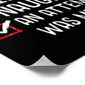 Womens Nice Naughty An Attempt Was Made Christmas  Poster (Hoek)