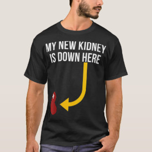 Womens Nieren Transplant Gifts My New Funny Recipi T-shirt