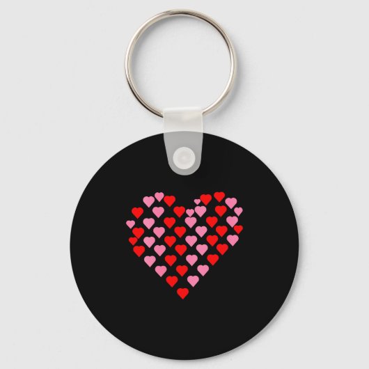Women's Nk And Red Hearts Lovers Funny Valentine’s Sleutelhanger (Voorkant)