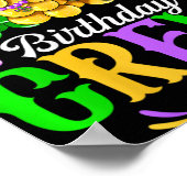 Womens Nola Birthday Crew 2025 New Orleans Mardi G Poster (Hoek)