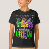 Womens Nola Birthday Crew 2025 New Orleans Mardi G T-shirt (Voorkant)