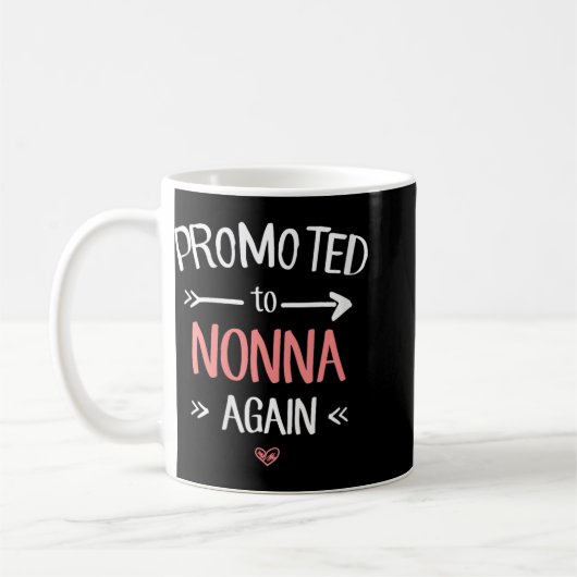 Womens Nonna New Promoted To Nonna Again V-neck  Koffiemok (Links)