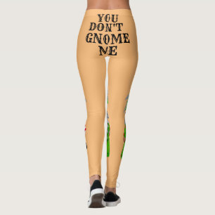 Women's Novelty Christmas JIJ GNOME NIET ME Leggings