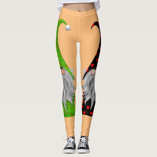 Women's Novelty Christmas JIJ GNOME NIET ME Leggings (Voorkant)