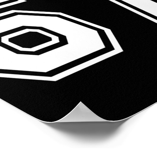 Womens Number 67 Numbered Uniform Srts Jersey Team Poster (Hoek)