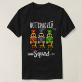 Womens Nutkraker Squad, Funny Kerstmis Nutcracke T-shirt (Design voorkant)