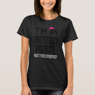 Womens Obstetrie Verpleegkunde Zuster School & Med T-shirt
