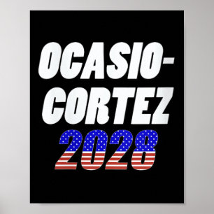 Womens Ocasio-Cortez 2028 - AOC voor President V-N Poster