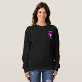 Women's Official Small Logo Sweatshirt Black (Voorkant volledig)