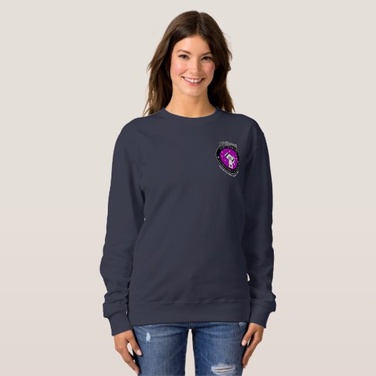 Women's Official Small Logo Sweatshirt Navy (Voorkant volledig)