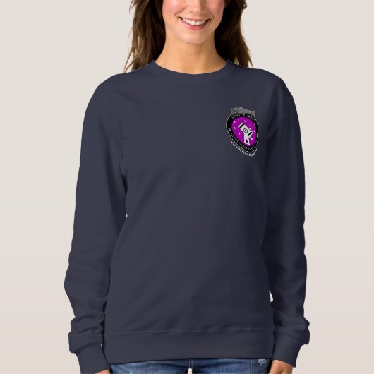 Women's Official Small Logo Sweatshirt Navy (Voorkant)