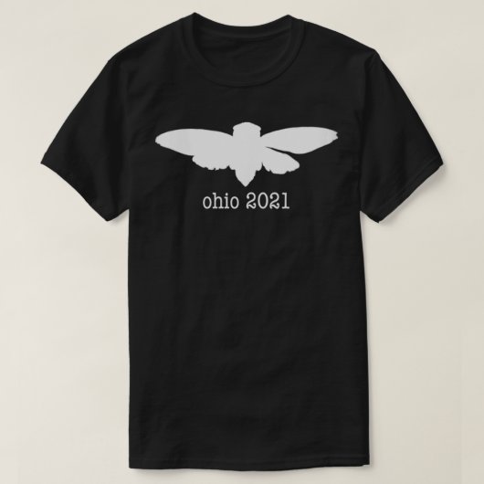 Womens Ohio 2021 Cicada VNeck T-shirt (Design voorkant)
