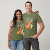 Womens One Beer Right Meow Cat Funny St Patricks D T-shirt (Unisex)