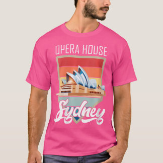 Womens Opera House Sydney van Australië Tourist N T-shirt
