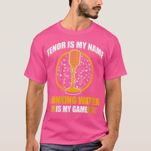 Womens Opera Zanger voor Opera Vocalist Tenor Sing T-shirt (Voorkant)