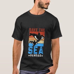 Womens orca grafische kaart voor vrouwen Kinder wa T-shirt