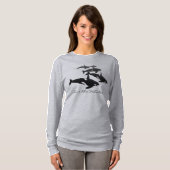 Women's Orca Jersey Shirt Orca Whale Art Hoodie (Voorkant volledig)