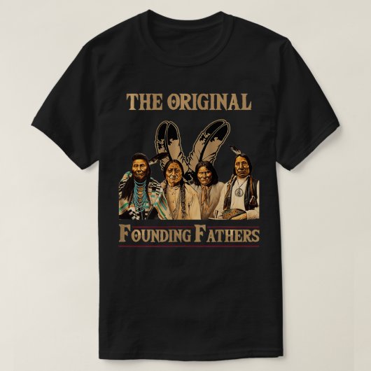 Womens Original Founding Fathers Native American T-shirt (Design voorkant)