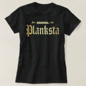 Womens Original Planksta Planster Funny Planny Pli T-shirt (Design voorkant)