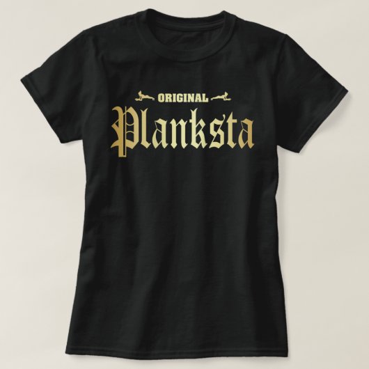 Womens Original Planksta Planster Funny Planny Pli T-shirt (Design voorkant)