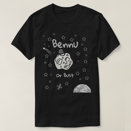 Womens OSIRIS REX-spacecraft Capsule aan land T-shirt (Design voorkant)