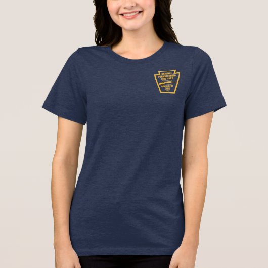 Women's PA1000 Tri-Blend Shirt (Voorkant)