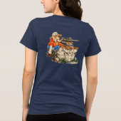 Women's PA1000 Tri-Blend Shirt (Achterkant)