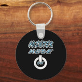 Womens Painter Mode Activated For Focused Creativi Sleutelhanger (Voorkant)