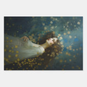 Women's paintings with gold accents decoupage inpakpapier vel (Voorkant 3)