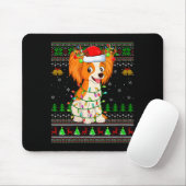 Womens Pallon Dog Ugly Christmas Sweaters Holiday Muismat (Met muis)