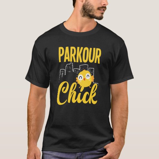 Womens Parkour Chick Parkour Girl T-shirt (Voorkant)