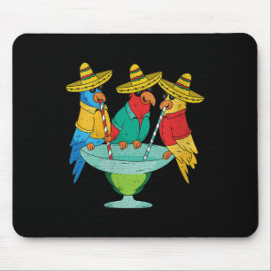 Womens Parrot Cinco De Mayo Funny Drink Tequila Muismat