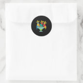 Womens Parrot Cinco De Mayo Funny Drink Tequila Ronde Sticker (Tas)
