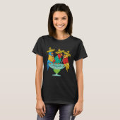 Womens Parrot Cinco De Mayo Funny Drink Tequila T-shirt (Voorkant volledig)